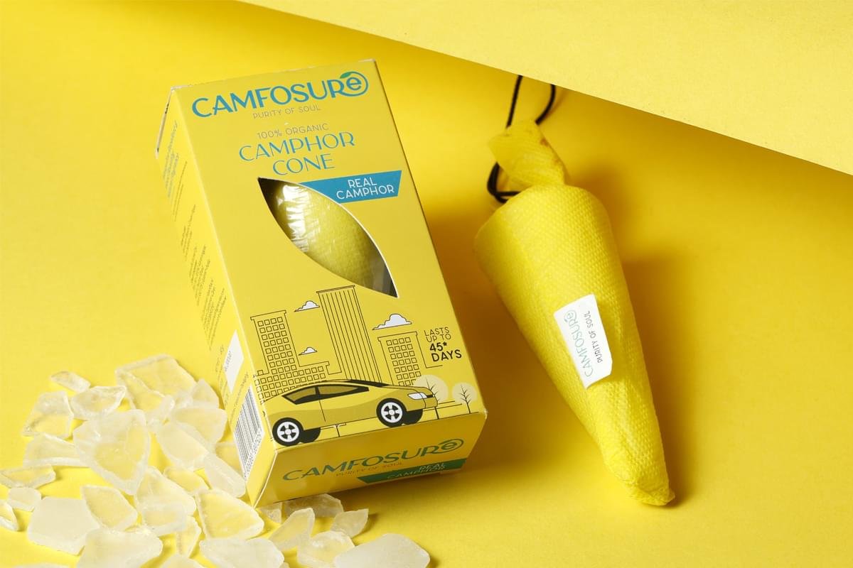Camfosure Real Camphor Cone (Air Freshener & Mosquito Repellent) - Image 3