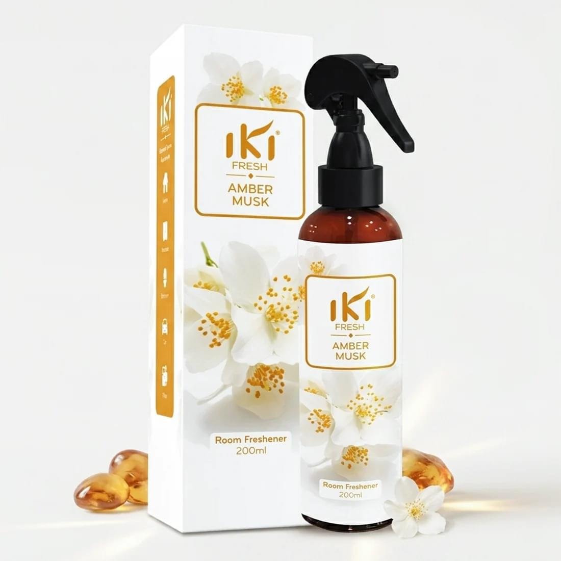 IKI Fresh – Amber Musk Room Spray