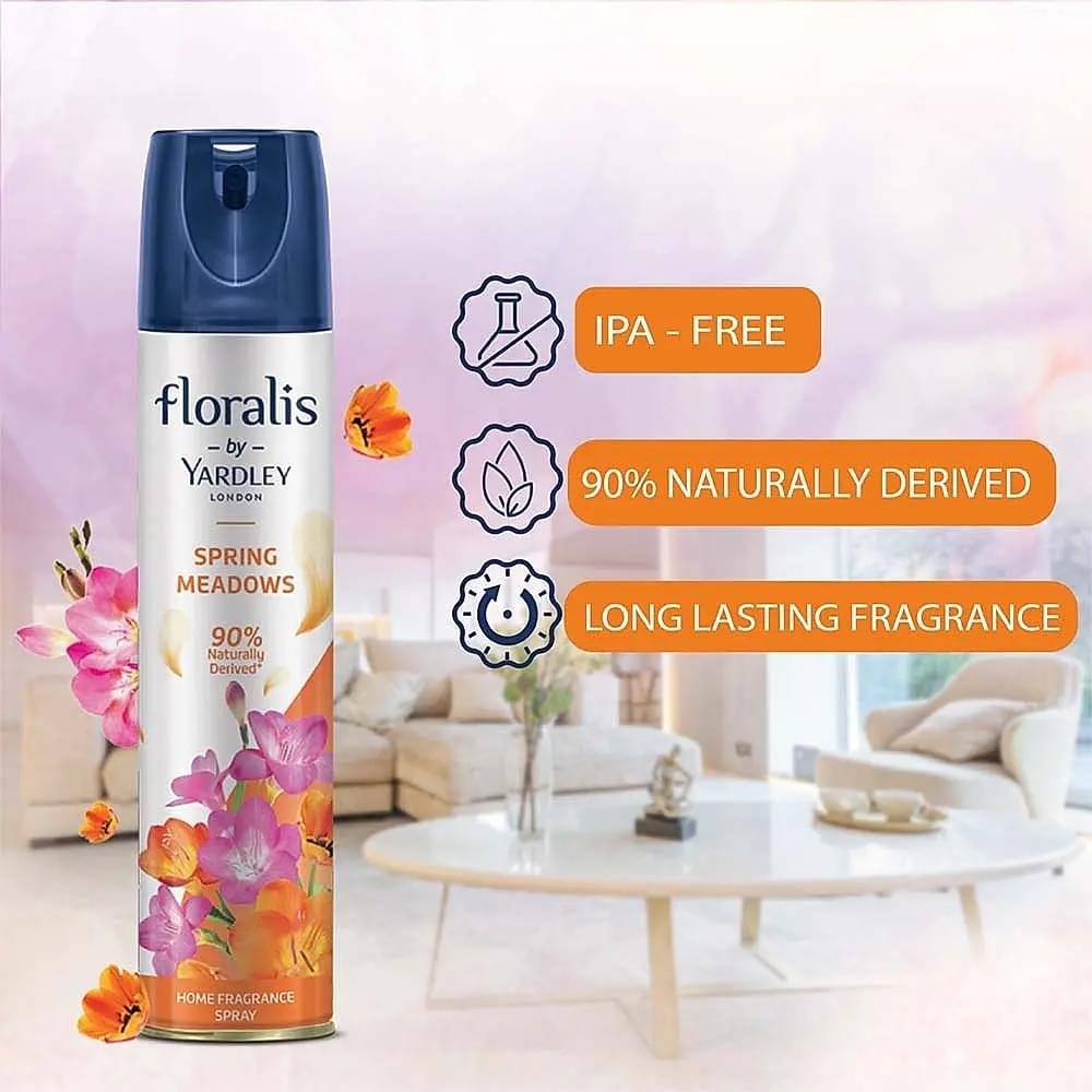Yardley London Floralis Spring Meadows Home Fragrance Spray - 210ml - Image 3