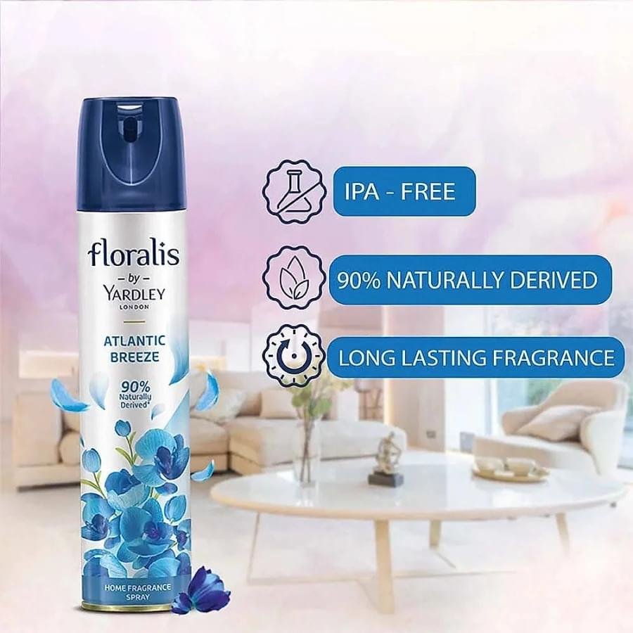 Yardley London Floralis Atlantic Breeze Home Fragrance Spray - 210ml - Image 4